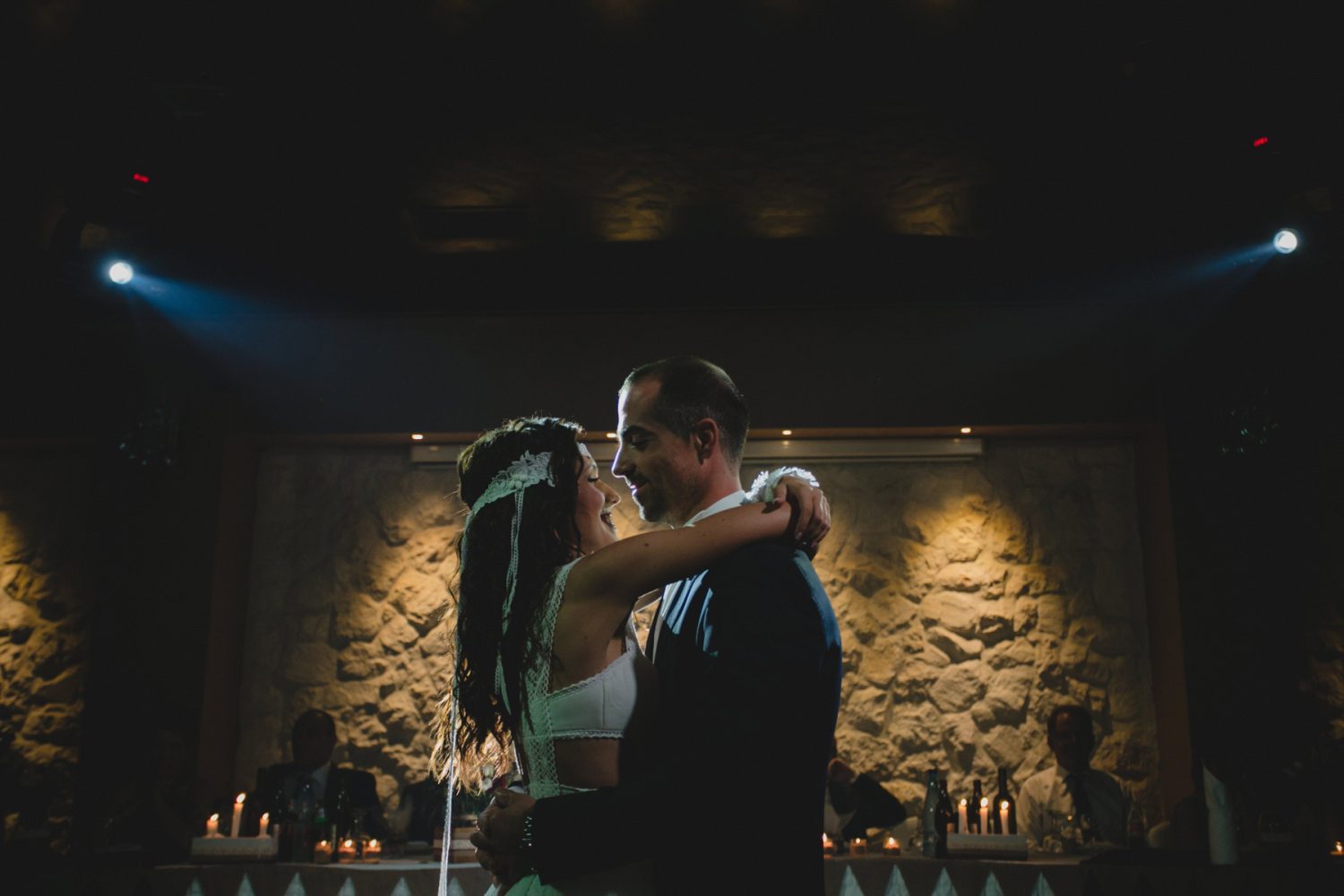 Couples' reception shot, of a wedding in Patra