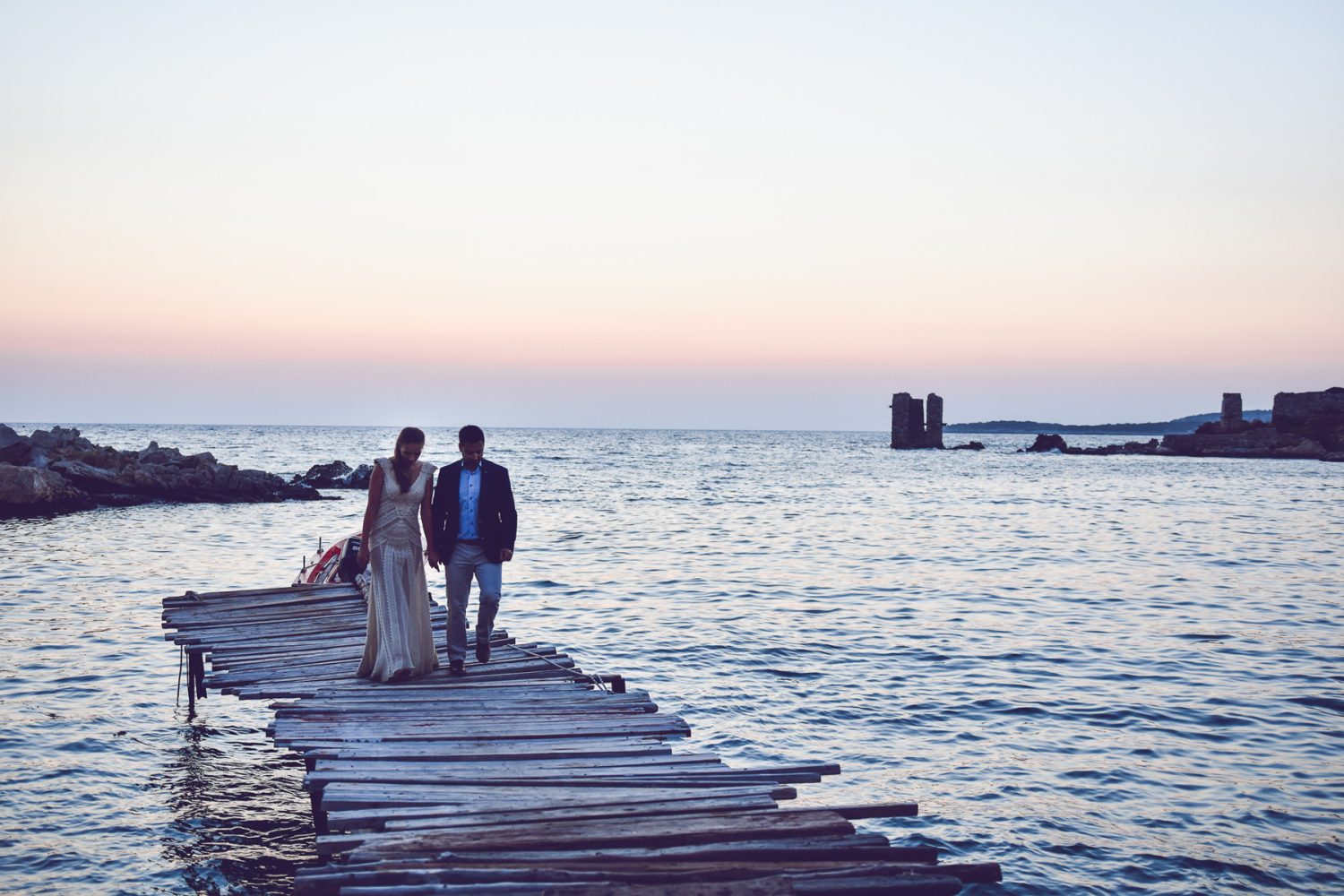 Day After shot during a wedding in Skyros island