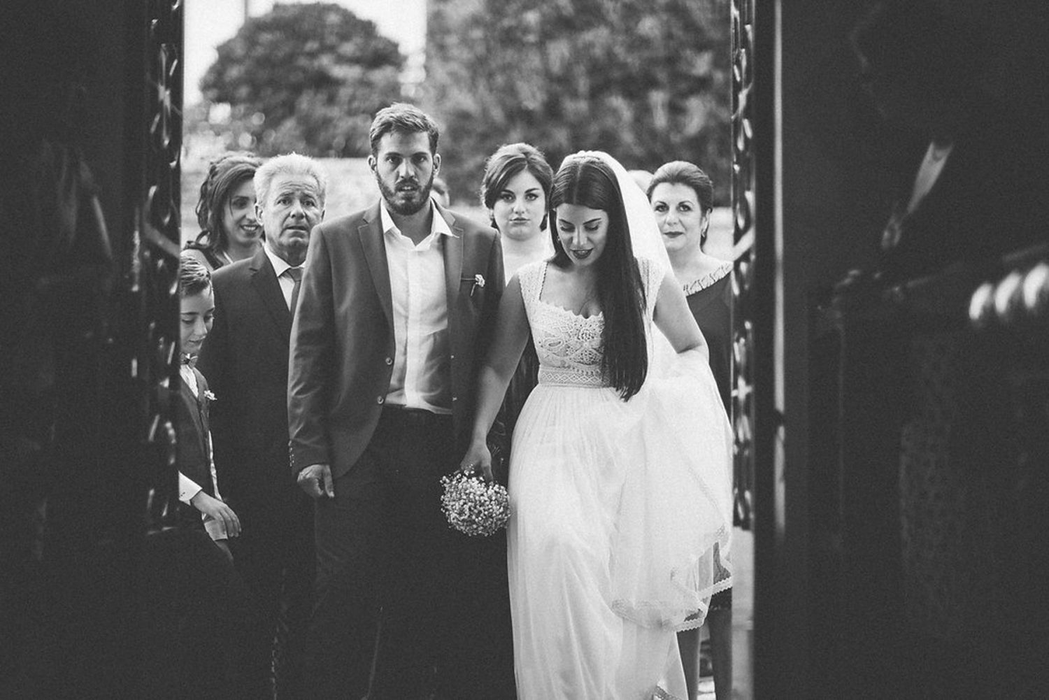 Couple's shot from a wedding in Chios island