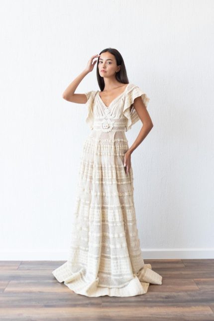 Agathe wedding dress by Atelier Zolotas