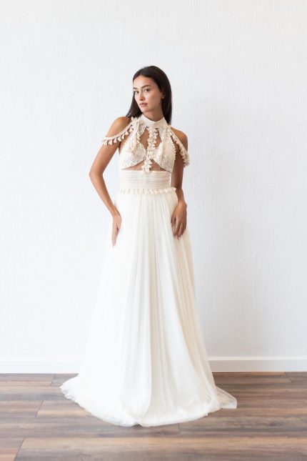 Mya wedding dress sample by Atelier Zolotas
