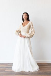 'Thea' wedding dress sample by Atelier Zolotas